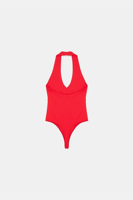 Halter-neck cut-out bodysuit - Image 6