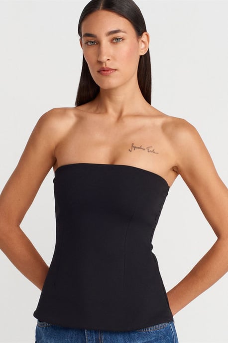 Bandeau Blouse zonder Bandjes met Slim Fit - Image 4