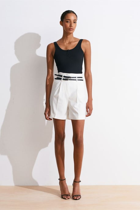 Ribbed Crop Cami Blouse - Image 5