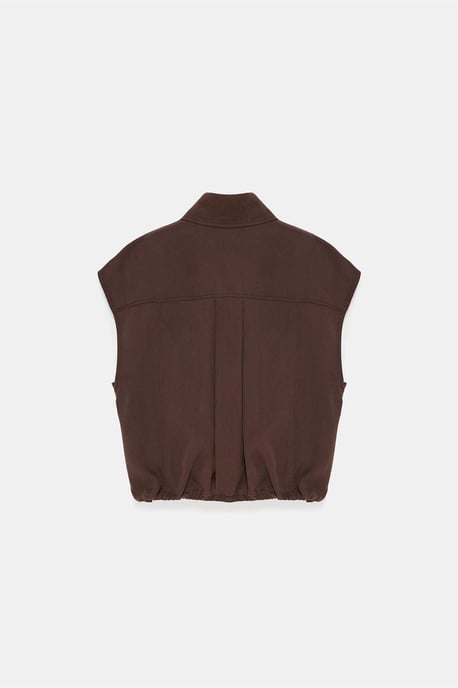 Mouwloze Tencel Crepe Blouse - Image 6