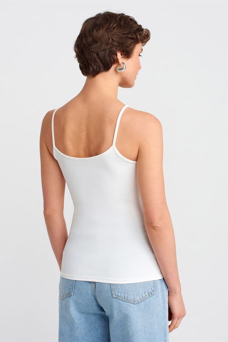 Slim Fit Mouwloze Cami Blouse - Image 2