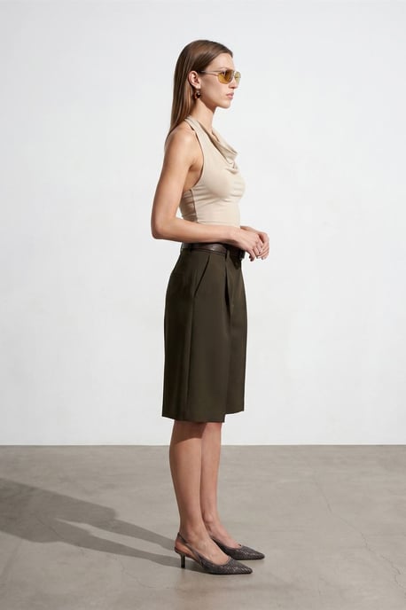 Mouwloze Blouse met Col en Strik - Image 4
