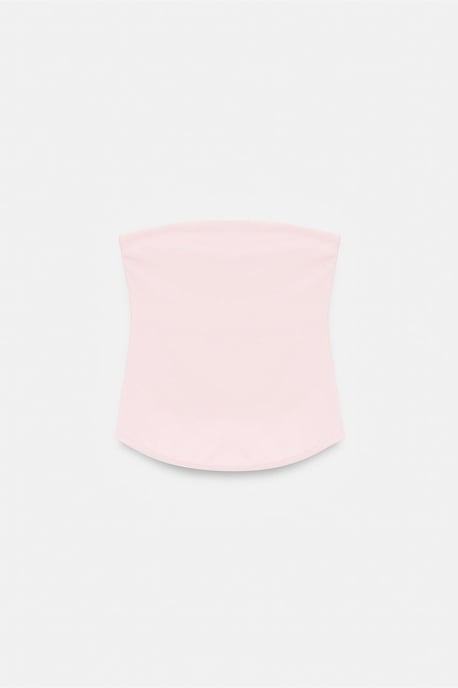 Dames Strapless Cropped Bandeau Top - Image 5