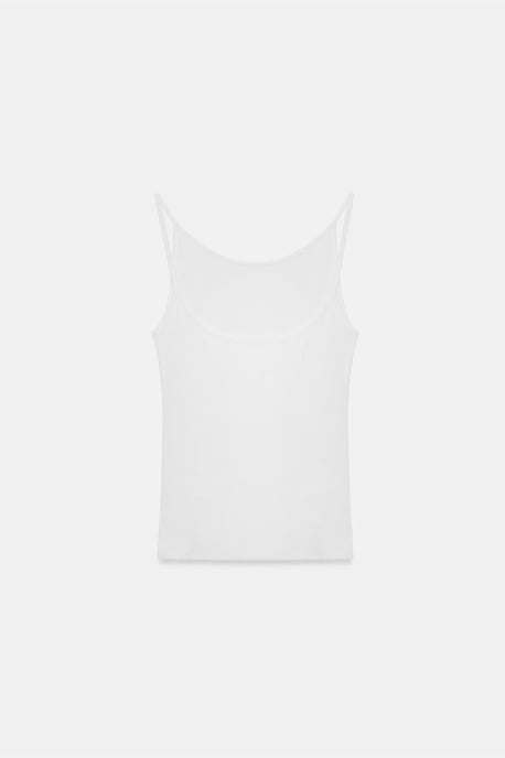 Ribbade ärmlösa toppblus - Image 6