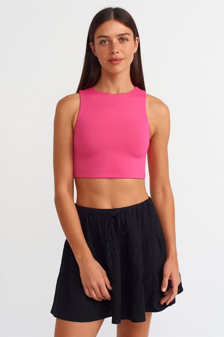 Slim Fit Crop Top - Image 1