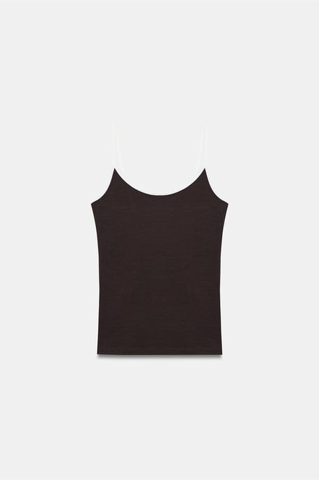 Färgstark Randig Ärmlös Blus - Image 5