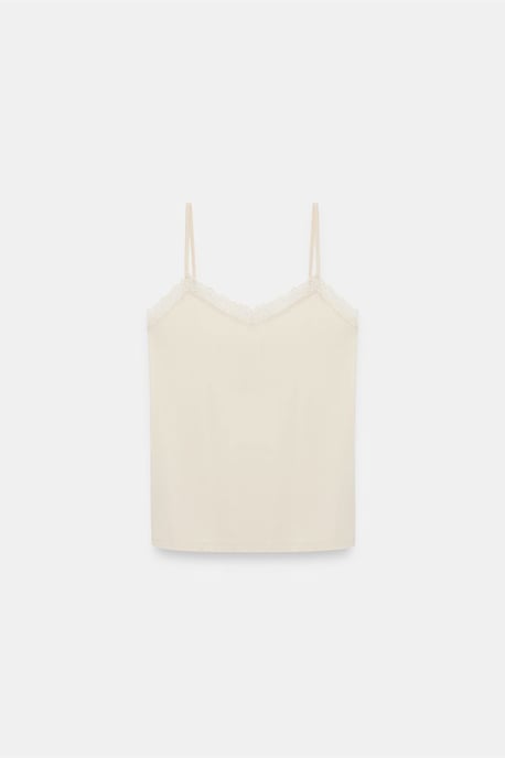 Slim Fit Sleeveless V-Neck Cami Blouse - Image 5