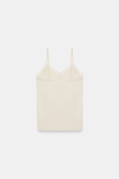 Slim Fit Sleeveless V-Neck Cami Blouse - Image 6