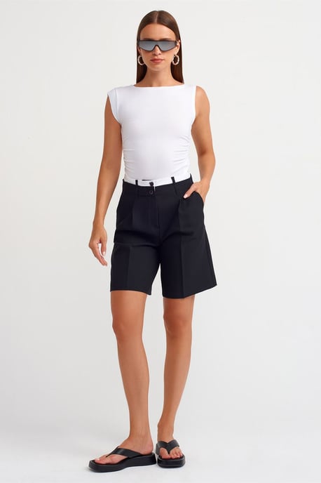 Mouwloze Boothals Slim-fit Blouse - Image 3