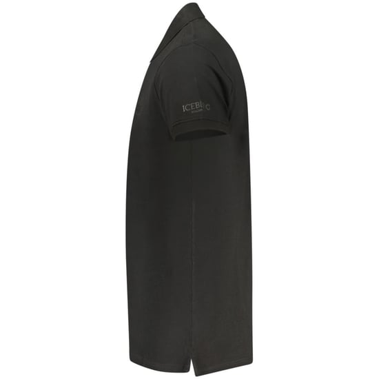 Iceberg Black Cotton Men Polo Shirt - Image 3