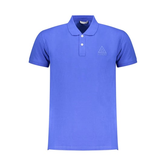 Iceberg Blue Cotton Men Polo Shirt - Image 1