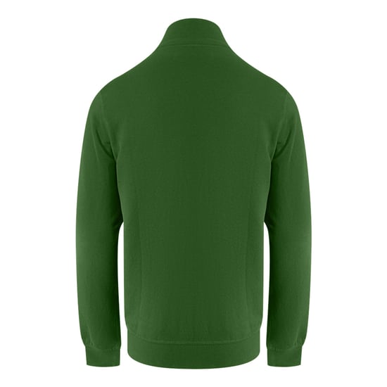 Aquascutum Active Piping Mock Neck Armégrön Fleece - Image 2