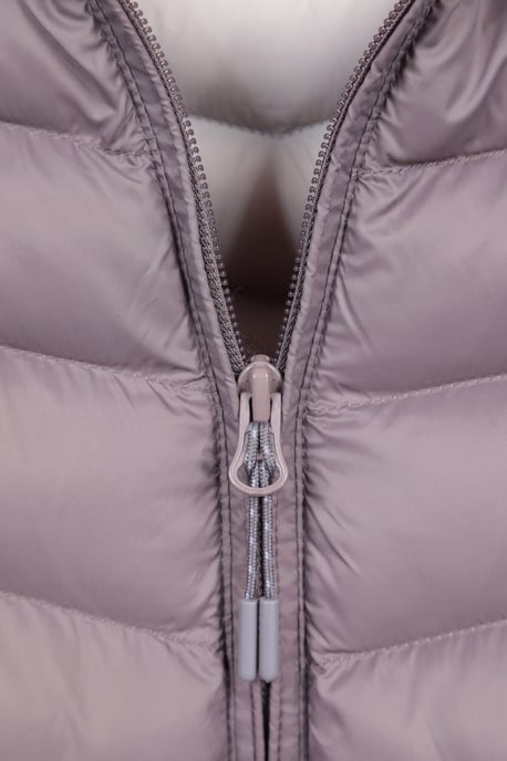 'Florence' Women's Long Padded Jacket Water Resistant Winter Coat Taupe - Image 6