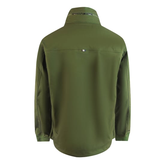 Aquascutum Active Shell Hybrid Mockneck Jacka Armégrön - Image 2