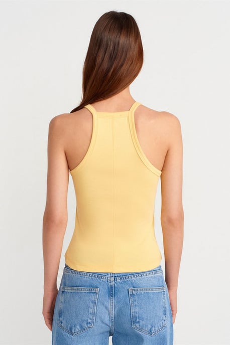 Slim Fit Ribbed Knit Cami Blouse - Image 2