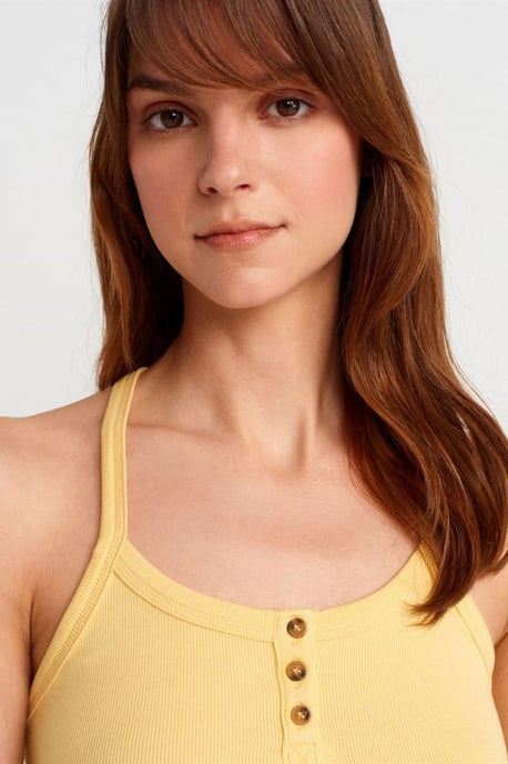 Slim Fit Ribbed Knit Cami Blouse - Image 3