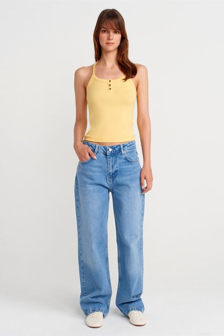 Slim Fit Ribbed Knit Cami Blouse - Image 4