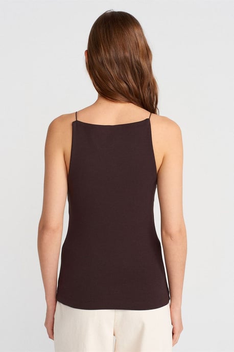 Slim-Fit Halterhals Jerseytop - Image 2