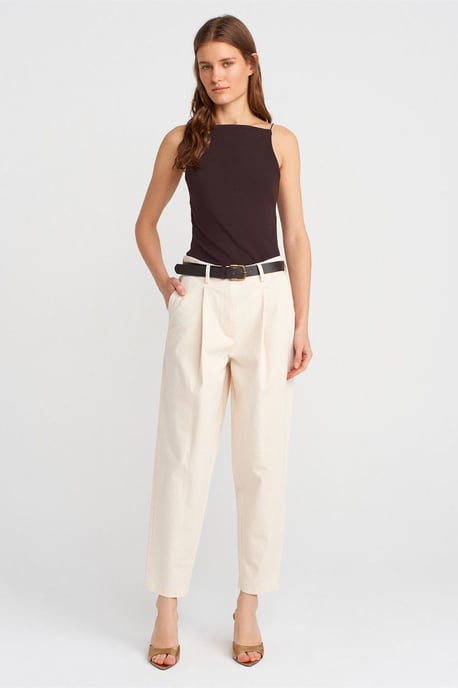 Slim-Fit Halterhals Jerseytop - Image 3