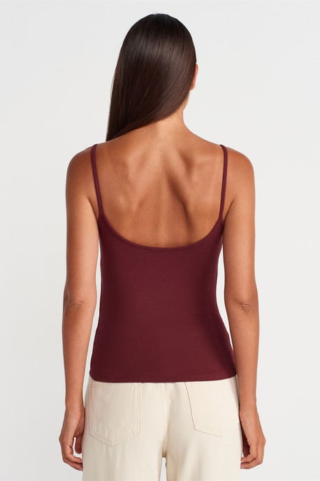 Ribbad ärmlös figurvänlig blus - Image 2