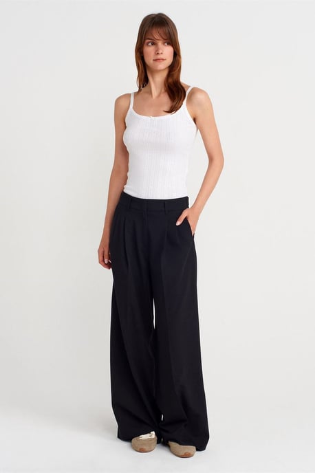 Slim Fit Ribbed Cotton Cami Top - Image 4