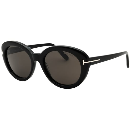 Tom Ford Shiny Black Smoke Sunglasses - Image 2