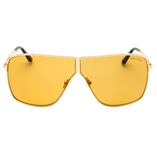 Tom Ford Huxley Shiny Deep Gold Sunglasses - Image 1