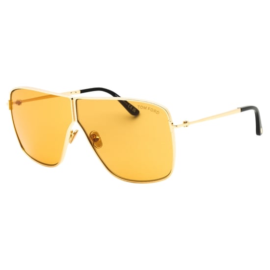 Tom Ford Huxley Shiny Deep Gold Sunglasses - Image 2