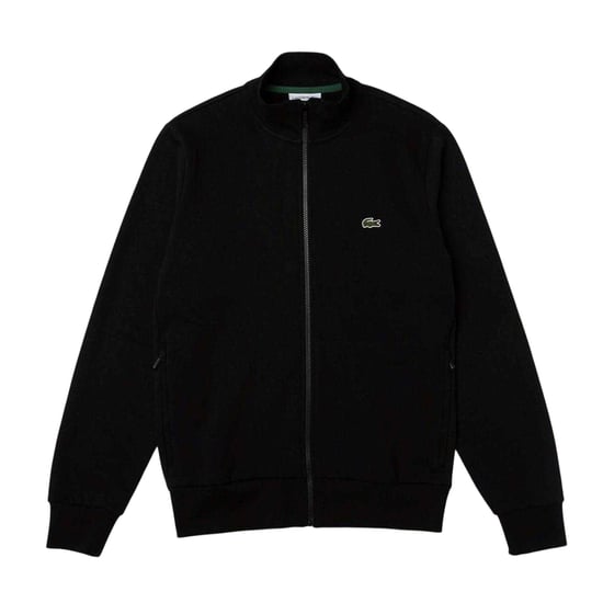 Lacoste Mens Full Zip Sweatshirt (Black) - Image 2