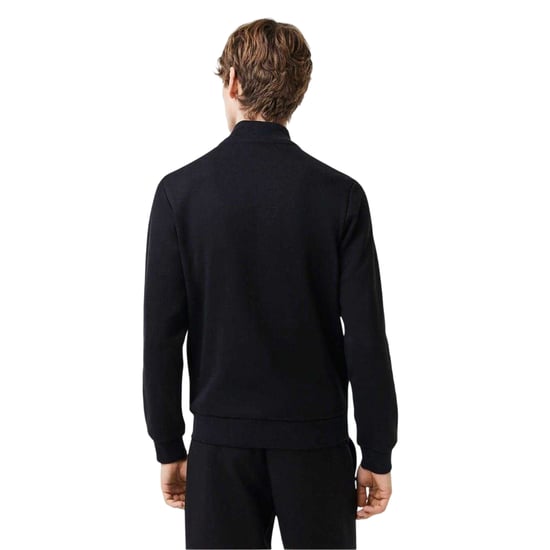 Lacoste Mens Full Zip Sweatshirt (Black) - Image 3