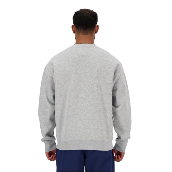 New Balance Mens Crew Neck Regular Sweatshirt (Grey) - Image 2