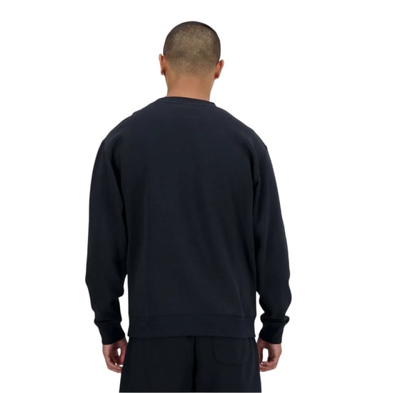 New Balance Mens Crew Neck Regular Sweatshirt (Black) - Image 2