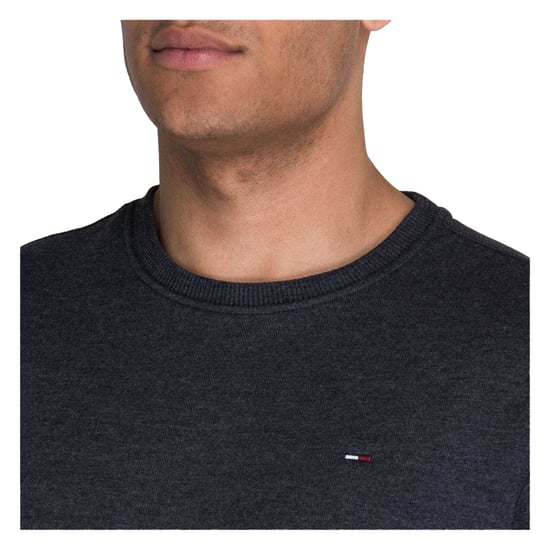 Tommy Jeans Heren fleece gevoerd sweatshirt (Marine) - Image 4