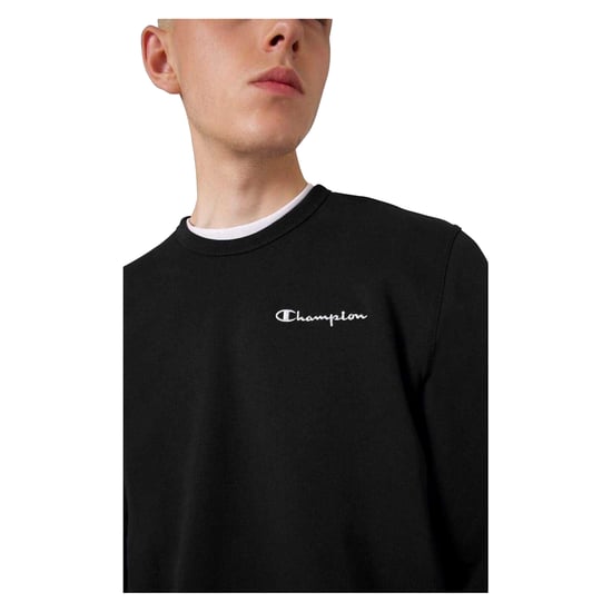 Champion Heren Icons Fleece Sweatshirt (Zwart) - Image 4