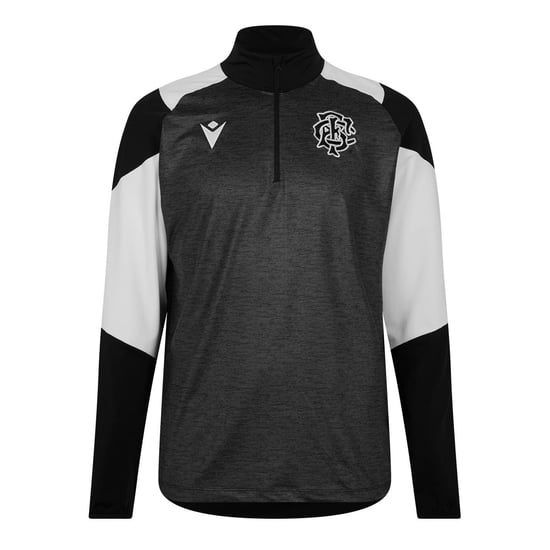 Macron Heren Barbarians FC Sweatshirt (Zwart, Wit) - Image 1