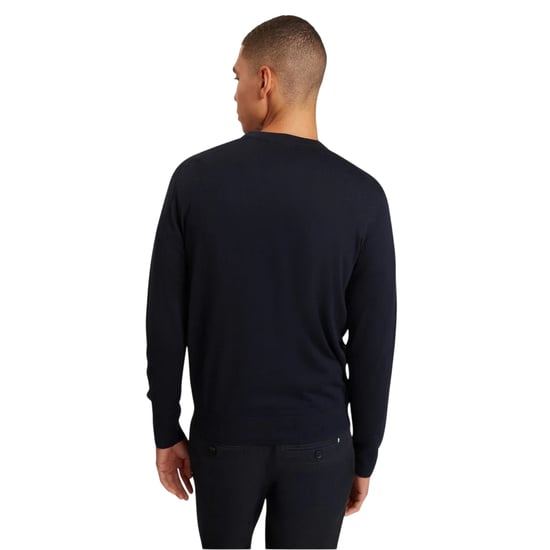 Ted Baker Mens Merino Wool Long-Sleeved Jumper (Navy) - Image 2