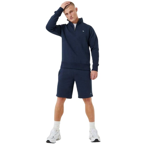 Jack Wills Mens Barchester Quarter Zip Sweatshirt (Navy) - Image 3