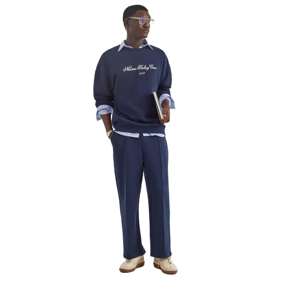 Nautica Heren Jenson Sweatshirt (Donkere marine) - Image 1