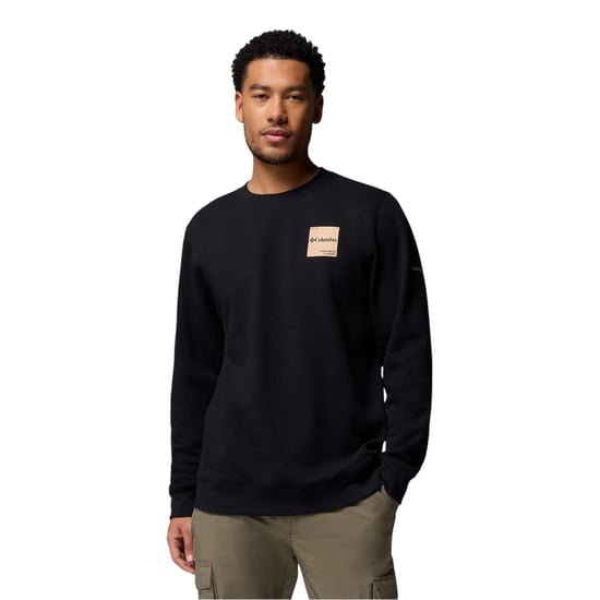 Columbia Mens Trek Crew Neck Sweatshirt (Black) - Image 2