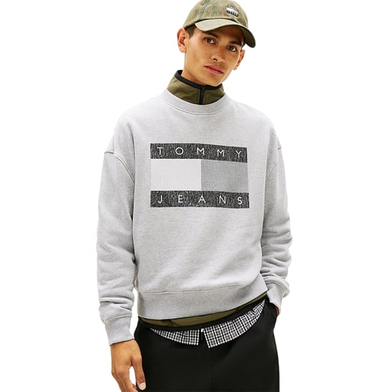 Tommy Jeans Heren Monochroom Sweatshirt (Grijze Heide) - Image 1
