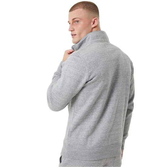 Jack Wills Heren Barchester Quarter Zip Sweatshirt (Grijs Marmer) - Image 2