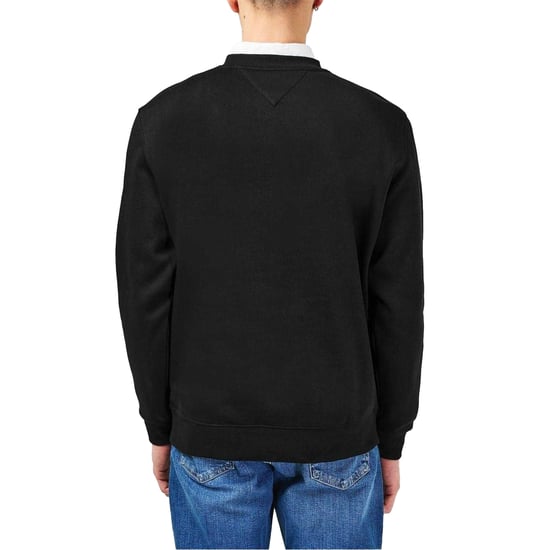 Tommy Jeans Heren fleece gevoerd sweatshirt (Zwart) - Image 3
