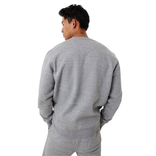 Jack Wills Heren Belvue Geborduurd Logo Sweatshirt (Grijze Mergel) - Image 4