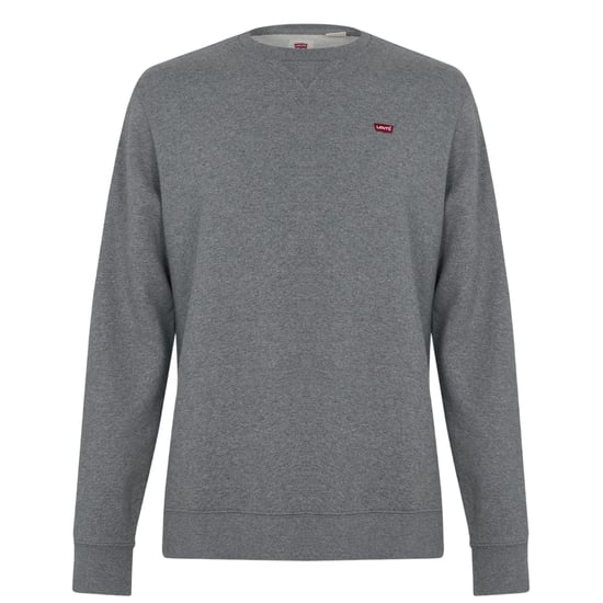 Levis Mens Original Crew Neck Sweatshirt (Grey Marl) - Image 1