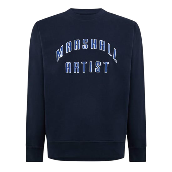 Marshall Artist Heren Detroit Letter Sweatshirt (Marine) - Image 1