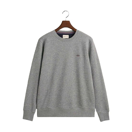 Gant Mens Crew Neck Sweatshirt (Grey) - Image 2