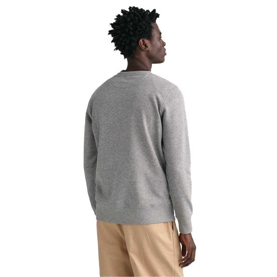Gant Mens Crew Neck Sweatshirt (Grey) - Image 3