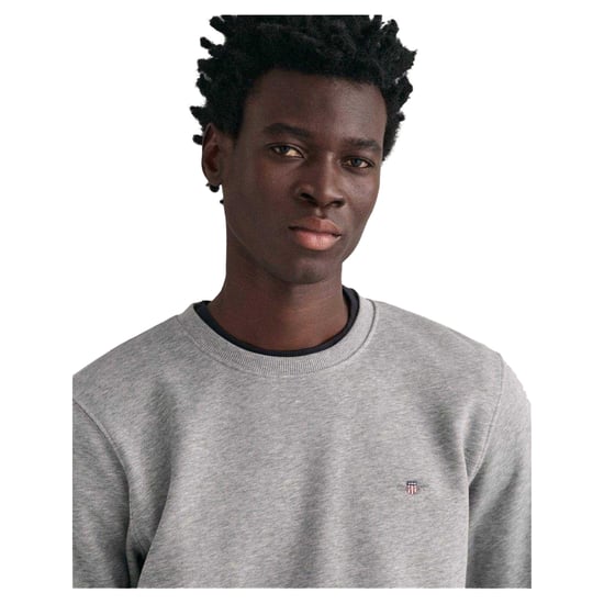 Gant Mens Crew Neck Sweatshirt (Grey) - Image 4