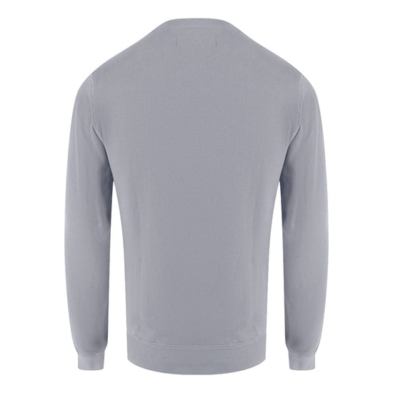 Aquascutum Active Small Logo Crew Neck Moonrock Fleece - Image 2