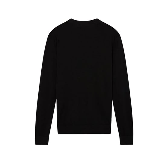 Ted Baker Mens Merino Wool Long-Sleeved Jumper (Black) - Image 2